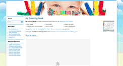 Desktop Screenshot of mycoloringbook.keasoftware.com